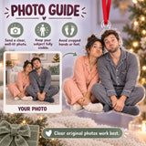 Custom Photo Matching Christmas Faces Acrylic Ornament — Personalization guide
