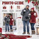 Custom Photo Snowball Truce Acrylic Ornament — Personalization guide