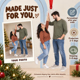 Custom Photo Height Difference High Five Acrylic Ornament — Production and delivery