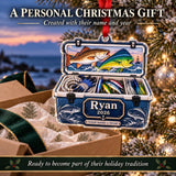 Personalized Saltwater Captain Cooler Acrylic Ornament — Gift inspiration
