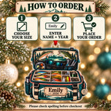 Personalized Lady Angler Tackle Bag Acrylic Ornament — Product details