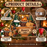 Personalized Smores Campfire Kit Acrylic Ornament — How to order