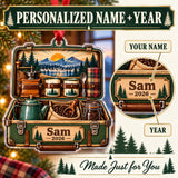 Personalized Camp Coffee Morning Box Acrylic Ornament — Personalization guide