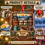 Personalized Camp Coffee Morning Box Acrylic Ornament — How to order