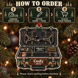Personalized Bow Hunter Hard Case Acrylic Ornament — Product details