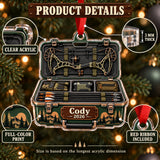 Personalized Bow Hunter Hard Case Acrylic Ornament — How to order