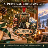 Personalized Elk Camp Expedition Pack Acrylic Ornament — Gift inspiration