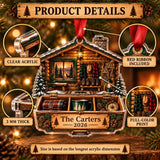 Personalized Vintage Deer Camp Cabin Acrylic Ornament — How to order