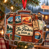 Personalized National Park Road Trip Case Acrylic Ornament — Main design