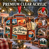 Personalized National Park Road Trip Case Acrylic Ornament — Flat acrylic material