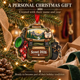 Personalized Hiking Dog Trail Pack Acrylic Ornament — Gift inspiration
