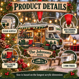 Personalized Class C Family Camper Acrylic Ornament — How to order