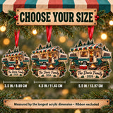 Personalized Pop Up Camper Weekend Acrylic Ornament — Personalization example