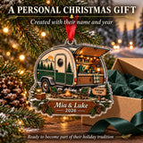 Personalized Teardrop Trailer Escape Acrylic Ornament — Gift inspiration