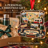 Personalized USA Road Trip Suitcase Acrylic Ornament — Gift inspiration