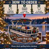 Personalized Personalized Pontoon Boat Acrylic Ornament — Product details