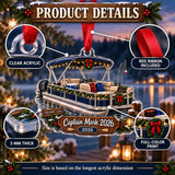 Personalized Personalized Pontoon Boat Acrylic Ornament — How to order