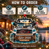 Personalized Wake Boat Weekend Acrylic Ornament — Product details