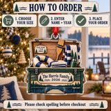 Personalized Lake House Dock Box Acrylic Ornament — Product details