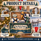 Personalized Lake House Dock Box Acrylic Ornament — How to order