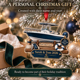 Personalized Our First Boat Acrylic Ornament — Gift inspiration