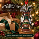 Personalized Classic Golf Bag and Irons Acrylic Ornament — Gift inspiration