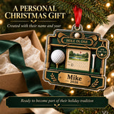 Personalized Hole in One Display Case Acrylic Ornament — Gift inspiration