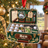 Personalized Lost Ball Detective Kit Acrylic Ornament — Main design