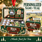Personalized Lost Ball Detective Kit Acrylic Ornament — Personalization guide
