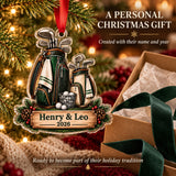 Personalized Grandpa and Grandkid Tee Time Acrylic Ornament — Gift inspiration