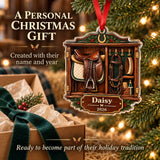 Personalized Horse Saddle Tack Room Acrylic Ornament — Gift inspiration
