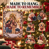 Personalized Family Christmas Traditions Advent Calendar with 24 Photo Ornaments
