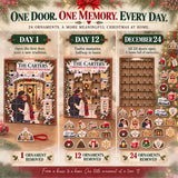 Personalized Christmas In Our First Home Advent Calendar with 24 Photo Ornaments