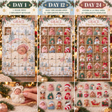 Personalized Rainbow Baby First Christmas Advent Calendar with 24 Photo Ornaments