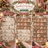Personalized IVF Baby Worth The Wait Advent Calendar with 24 Photo Ornaments
