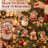 Personalized Little Reindeer Baby Christmas Advent Calendar with 24 Photo Ornaments