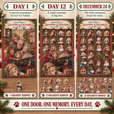 Personalized Christmas At Grandma Grandpas Advent Calendar with 24 Photo Ornaments