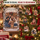 Personalized Blended And Blessed Family Advent Calendar with 24 Photo Ornaments