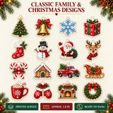 Personalized Home For The Holidays Family Reunion Advent Calendar with 24 Photo Ornaments