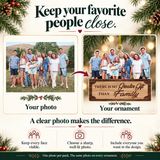 Family photo guide: keep every face visible and use one sharp well-lit photo for every ornament in the selected pack.
