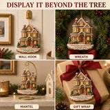 Personalized Gingerbread Victorian New Home Photo Acrylic Ornament