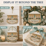 Personalized Gingerbread Coastal Sugar House Photo Acrylic Ornament