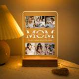 Custom Photo Night Light, Personalized Photo Collage LED Light, Mother's Day Gifts, Bedroom Night Light, Gift for Mom, Gift for Dad | Light Photo