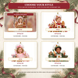 Personalized Gingerbread Bakery Baby 2026 Photo Ornament - Custom Acrylic Christmas Keepsake - image 9