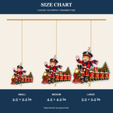 Personalized Christmas Train Baby 2026 Photo Ornament - Custom Acrylic Christmas Keepsake - image 8