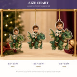 Personalized Chibi Dragon Rider Photo Ornament - Custom Acrylic Christmas Keepsake - image 8