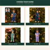 Personalized Kids Nurse Photo Ornament - Custom Acrylic Christmas Keepsake - image 2