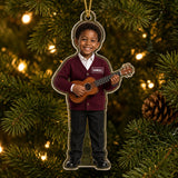 Personalized Kids Teacher Photo Ornament - Custom Acrylic Christmas Keepsake - image 5