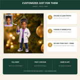 Personalized Kids Scientist Photo Ornament - Custom Acrylic Christmas Keepsake - image 6