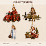 Personalized Kids Everyday Hero Photo Ornament - Custom Acrylic Christmas Keepsake - image 2